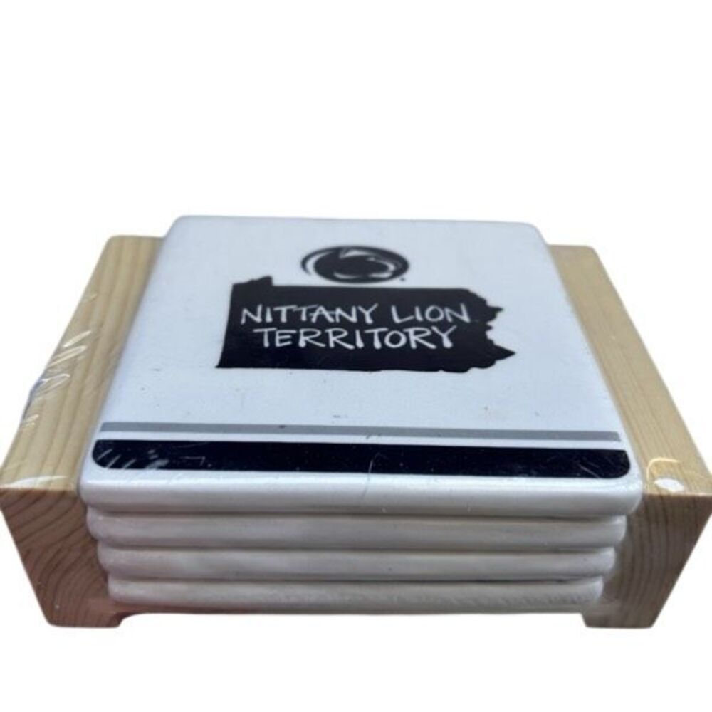 Penn State Nittany Lions Territory Coaster Set *New*